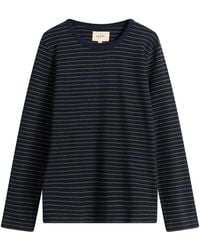 Folk - Textured Stripe Long Sleeve T-Shirt - Lyst