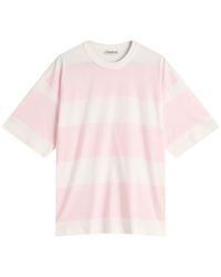 YMC - Triple Stripe T-Shirt - Lyst