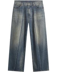 Maison Margiela - Mm6 Wide Leg Jeans - Lyst