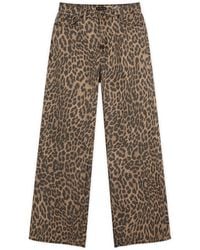 GOOD AMERICAN - Good Standard Ease Leopard Jeans - Lyst