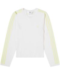 adidas - X Wales Bonner Knit Long Sleeve T-Shirt Chalk/Semi Frozen - Lyst