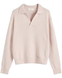DUNST - Collared Baby Alpaca Sweater - Lyst