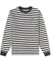 Edwin - Long Sleeve Basic Stripe T-Shirt - Lyst