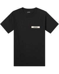 Jacquemus - Le T-shirt Gros Grain Brand-tab Cotton-jersey T-shirt X - Lyst