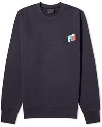 Paul Smith - Jack'S World Embroidered Crew Sweat - Lyst