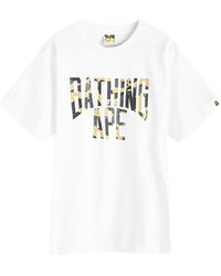 A Bathing Ape - 1St Camo Nyc Logo T-Shirt - Lyst