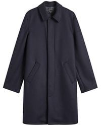 A.P.C. - Auster Wool Mac - Lyst