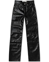 Our Legacy - Linear Moto Faux Leather Pants - Lyst