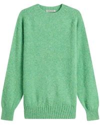 YMC - Suedehead Crew Neck Jumper - Lyst