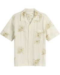 Universal Works - Hand Embroidered Stripe Road Shirt - Lyst
