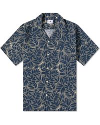 NN07 - Julio Leaf Print Vacation Shirt - Lyst