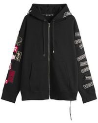 MASTERMIND WORLD - Multi Patched Zip-Up Hoodie - Lyst