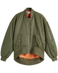 JW Anderson - Oversized Curved Hem Bomber Jacket - Lyst