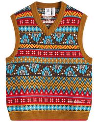 adidas - X Wales Bonner Knitted Vest - Lyst