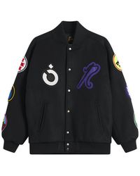 Nomarythm Textile - X Needles Patch Varsity Jacket - Lyst