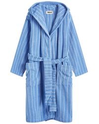 Tekla - Tekla Terry Hooded Bathrobe - Lyst
