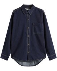 GOOD AMERICAN - Denim Oversized Shirt - Lyst