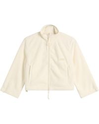 Skims - Fleece Lounge Shrunken Zip Up Jacket - Lyst