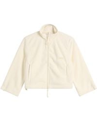 Skims - Fleece Lounge Shrunken Zip Up Jacket - Lyst