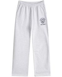 Sporty & Rich - Emblem Straight Leg Sweatpants - Lyst