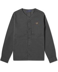 Fred Perry - Collarless Overshirt - Lyst