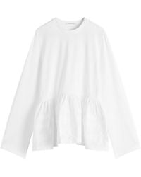 Cecilie Bahnsen - Audrey Long Sleeve Top - Lyst