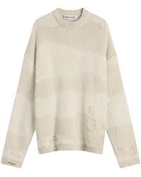 Our Legacy - Popover Roundneck Destructive Wave Knit - Lyst