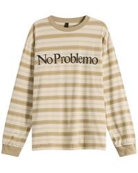 No Problemo - Striped Ls Tee - Lyst