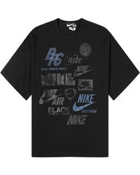 Comme des Garçons - Comme Des Garçons X Nike Oversized Logos Print T-Shirt - Lyst