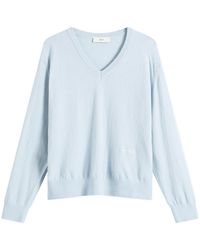 DUNST - Soft V-Neck Sweater - Lyst
