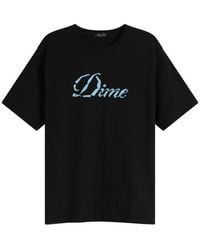 Dime - Cursive Paper Cut T-Shirt - Lyst