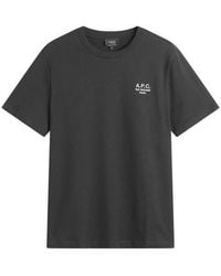 A.P.C. - Rue Madame Logo T-Shirt - Lyst