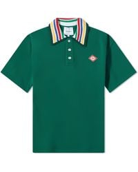 Casablancabrand - Knit Collar Classic Polo Shirt - Lyst