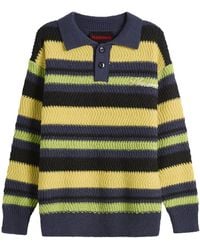 Pleasures - Cooper Polo Sweater - Lyst