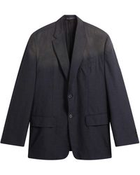 Balenciaga - Shadow Prince Of Wales Check Blazer - Lyst