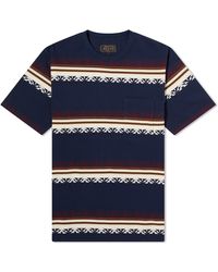 Beams Plus - Jacquard Stripe Pocket T-Shirt - Lyst