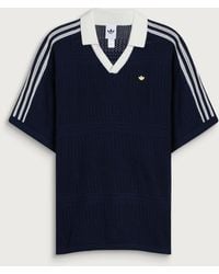 adidas - Resort Knitted Polo Shirt - Lyst