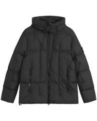 Stone Island - Seam Faded Light Nylon Tela Down Jacket - Lyst