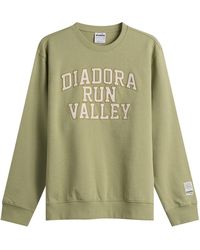 Diadora - Run Valley Crew Sweatshirt - Lyst