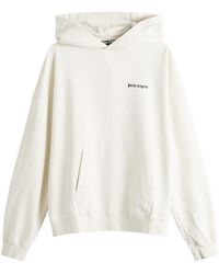 Palm Angels - Classic Embroidered Popover Cotton Hoodie - Lyst