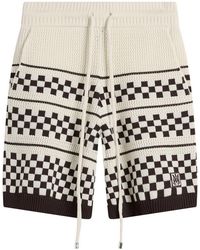 Amiri - Checkered Mesh Shorts - Lyst