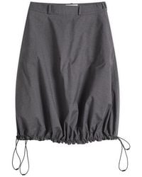 Coperni - Technical Tailored Balloon Midi Skirt - Lyst