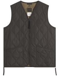 Taion - Military Zip V-Neck Down Vest - Lyst