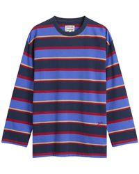 Damson Madder - Ali Long Sleeve Stripe T-Shirt - Lyst