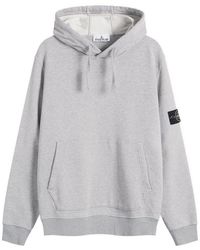 Stone Island - Garment Dyed Hoodie - Lyst