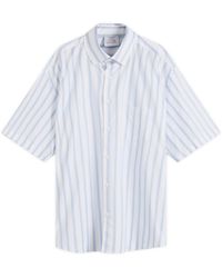 Vetements - Pinstripe Short Sleeve Shirt - Lyst