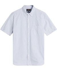 Beams Plus - Button Down Short Sleeve Shirt - Lyst