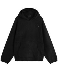 Represent - Textured Borg Hoodie - Lyst
