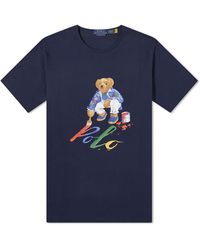 Polo Ralph Lauren - Painting Bear T-Shirt - Lyst