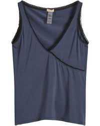 Fruity Booty - Frill Wrap Vest Top - Lyst